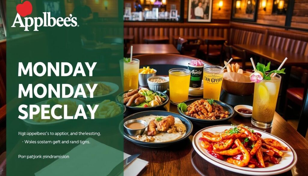 Applebee's Monday Specials Menu with Prices