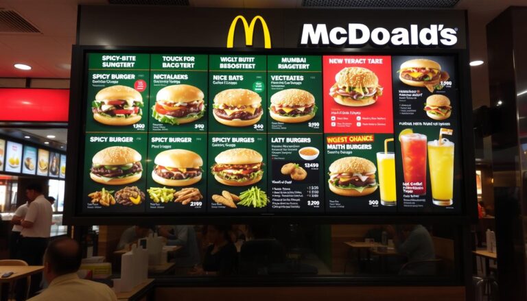 McDonald's Menu With Price Mumbai