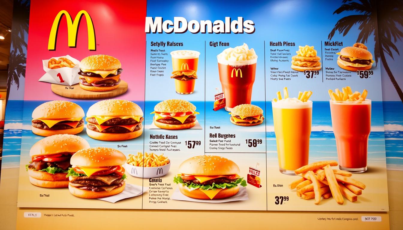 McDonald's Menu With Prices California