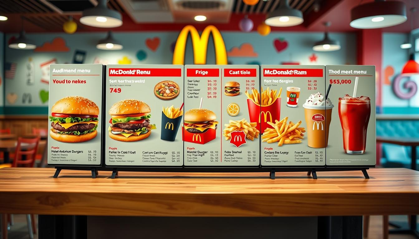 McDonald's Printable Menu With Prices