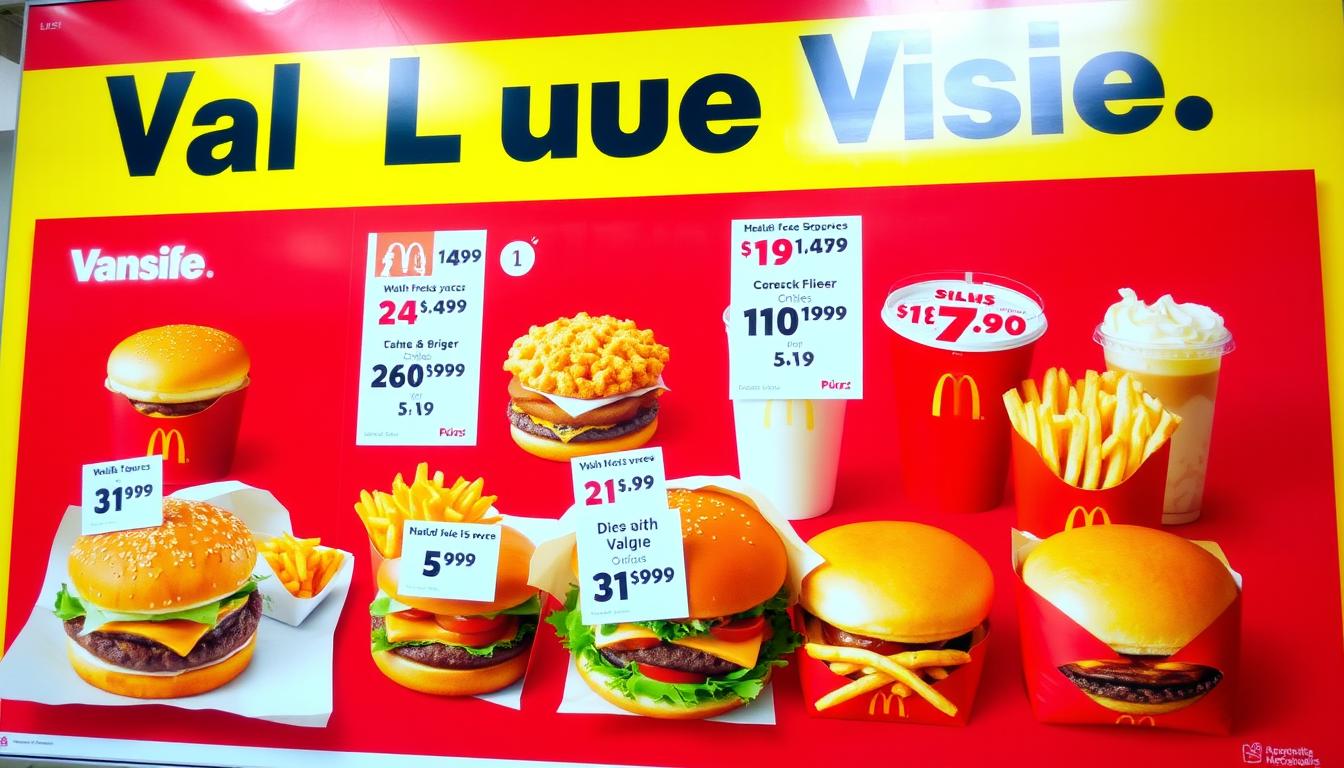 McDonald's Value Menu With Prices