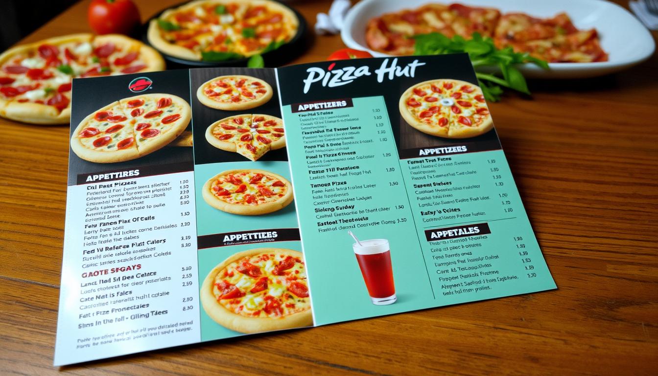 Pizza Hut Menu Card With Prices