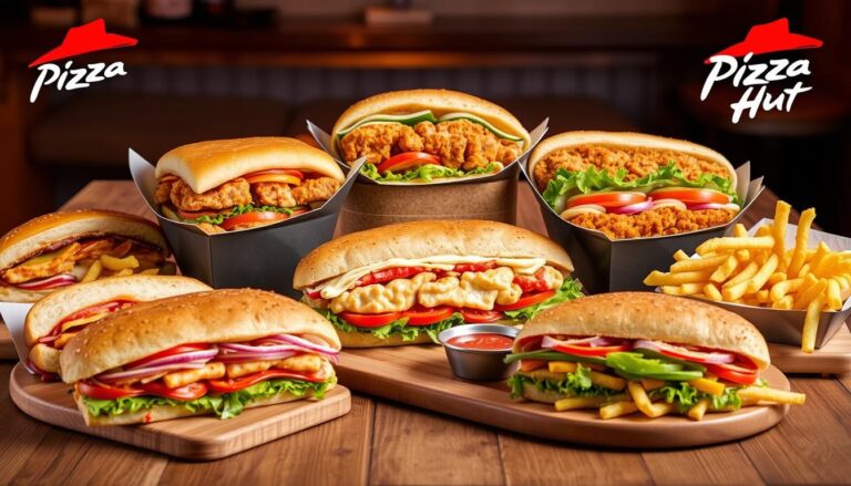 Pizza Hut Sandwiches Menu With Prices