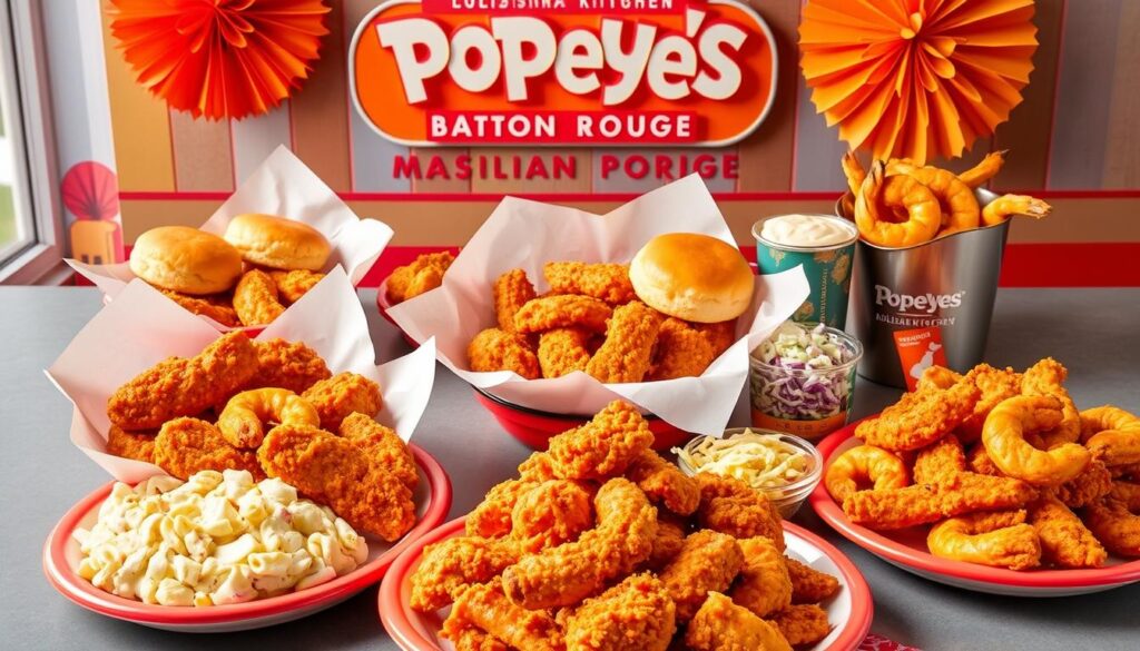 Popeyes Louisiana Kitchen Baton Rouge menu