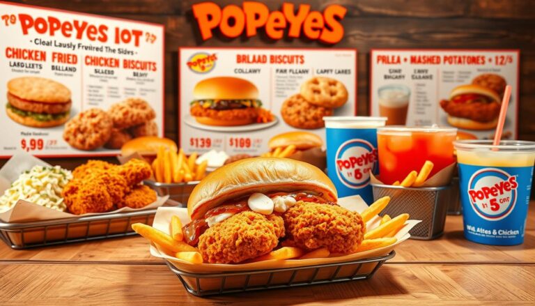 Popeyes Menu With Prices Chicken Sandwich