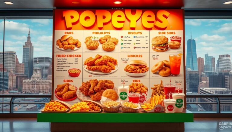 Popeyes Philadelphia Menu With Prices