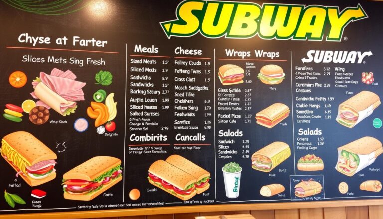 Subway Canada Menu With Prices