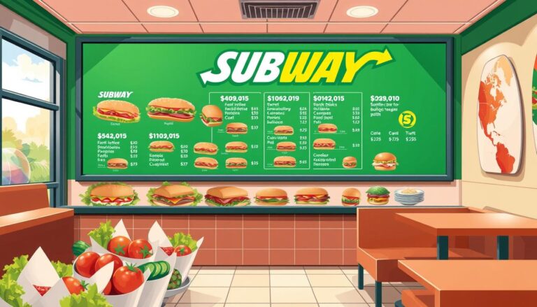 Subway Menu With Prices