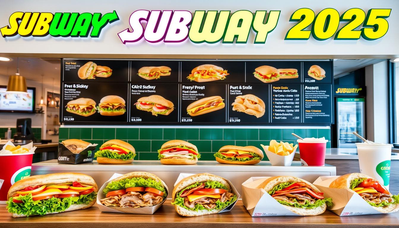 Subway Sandwich Menu With Prices