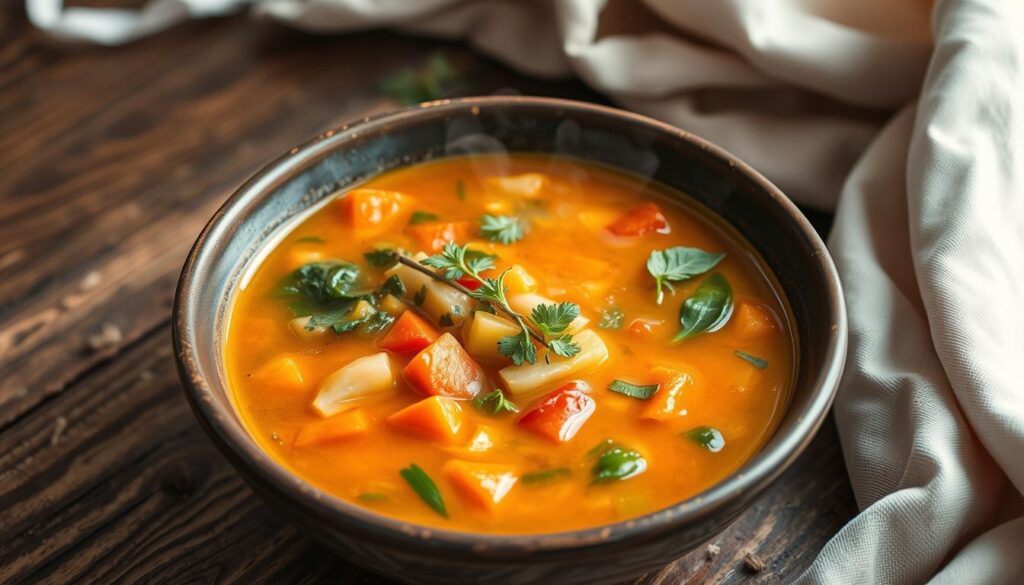 Vegan and gluten-free soups