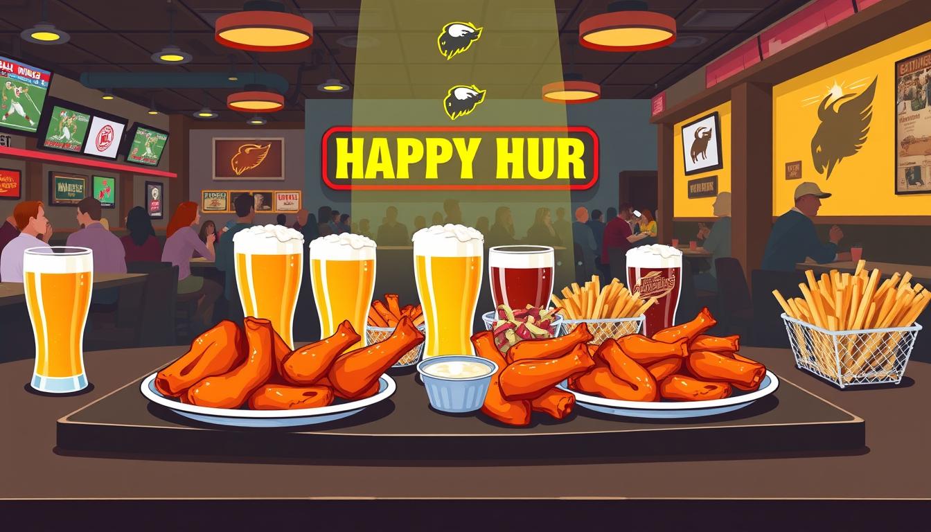 buffalo wild wings happy hour menu