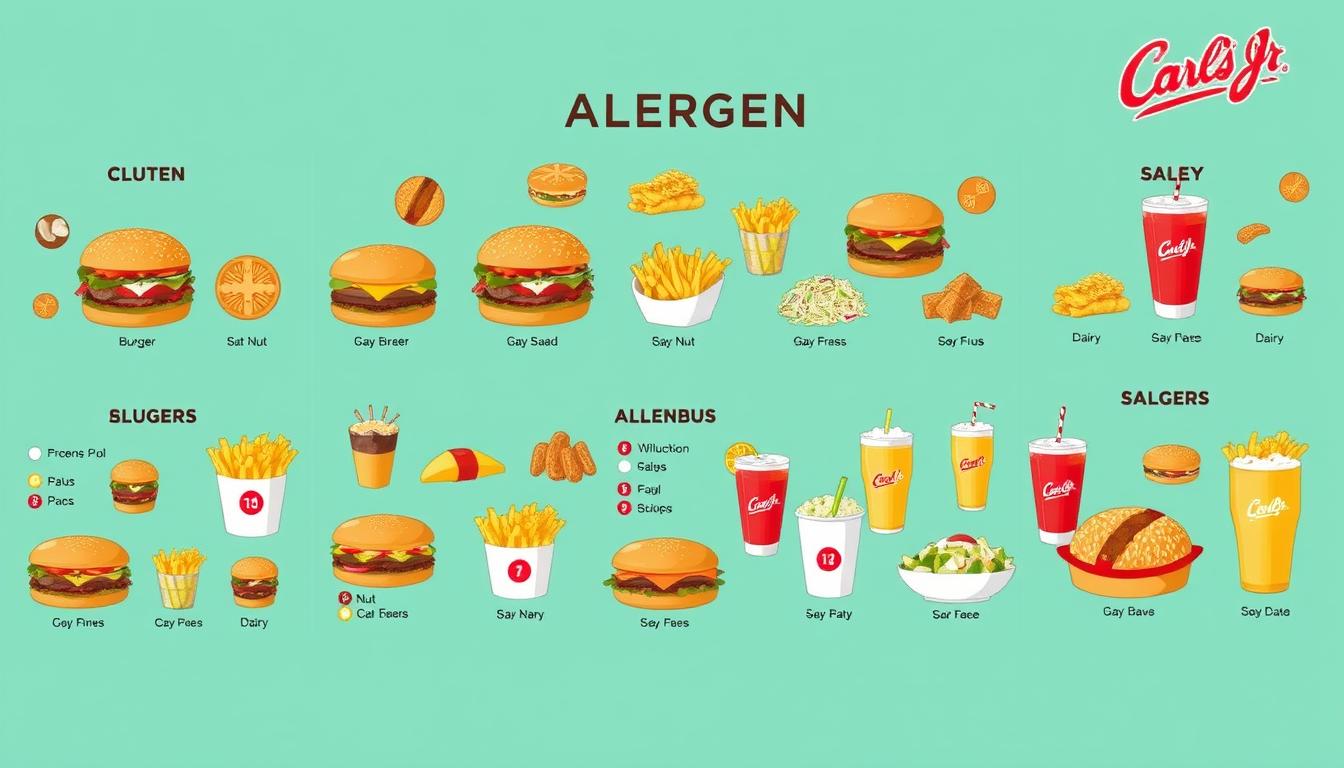 carl's jr allergen menu